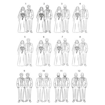 Personalised Wedding Details Wooden Matchbox, 6 of 9