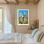 Flower Meadow Blue Sky Art Print, thumbnail 2 of 3