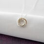 60th Gold And Silver Necklace, thumbnail 4 of 12