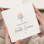 Cute Cake Birthday Card For Auntie, thumbnail 1 of 7