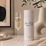 Bridesmaid Champagne Flute With Gift Box, thumbnail 4 of 5