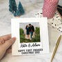 First Engaged Christmas 3D Photo Card, thumbnail 1 of 4