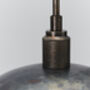 Antique Brown Industrial Pendant Light, thumbnail 5 of 5