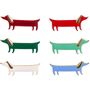 Set Of Six Tartan Sausage Dog Crackers, thumbnail 4 of 6
