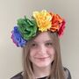 Oversized Rainbow Flower Crown, thumbnail 2 of 3