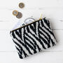 Knitted Zip Pouch, thumbnail 3 of 4