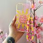 Yellow And Pink Sunshine Mobile Phone Charm Strap, thumbnail 1 of 5