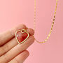 Love You Mum Gemstone Heart Necklace, thumbnail 9 of 11