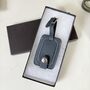 Handmade Leather Luggage Tag, thumbnail 1 of 5