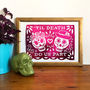 Day Of The Dead Foil Print, thumbnail 2 of 4