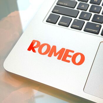 Bold Vinyl Name Decals For Phones Cups And Toys, 2 of 9