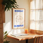 Un Croissant French Coffee Kitchen Giclée Art Print, thumbnail 1 of 6