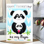 Panda 1st Father's Day Card As Daddy, thumbnail 4 of 10