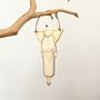 Angel Hanging Christmas Tree Decoration, thumbnail 1 of 4