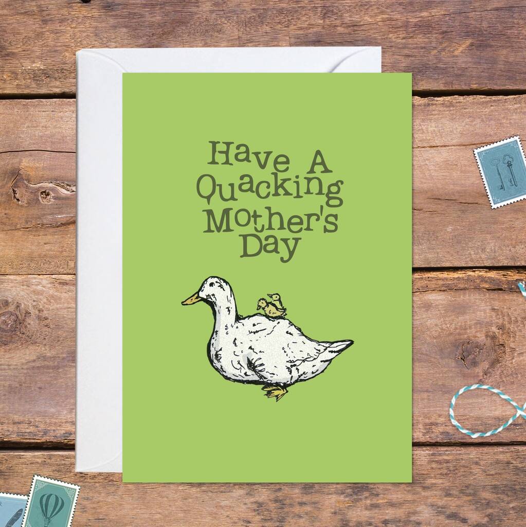 Farmyard Duck Mother's Day Card, 1 of 4