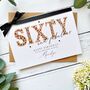 Sixty And Fabulous Handmade Leopard Print Birthday Card, thumbnail 3 of 6