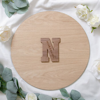 Personalised Initial Wedding Guest Book Sign, 5 of 7