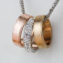 Three Rings Pendant Necklace, thumbnail 4 of 4
