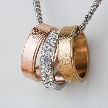 Three Rings Pendant Necklace, 4 of 4