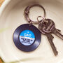 Vinyl Themed Keyring Father's Day Gift, thumbnail 1 of 4