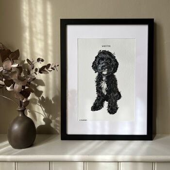 Personalised Pet Illustration In Watercolour, 5 of 12