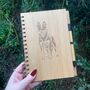 Personalised Australian Cattle Dog Engraved Notebook, thumbnail 2 of 4