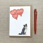 Border Collie Father's Day Card, thumbnail 1 of 4