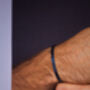 Navy Personalised Cuff Bracelet, thumbnail 3 of 3