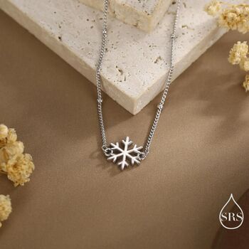 Sterling Silver Snowflake Bracelet, 2 of 12