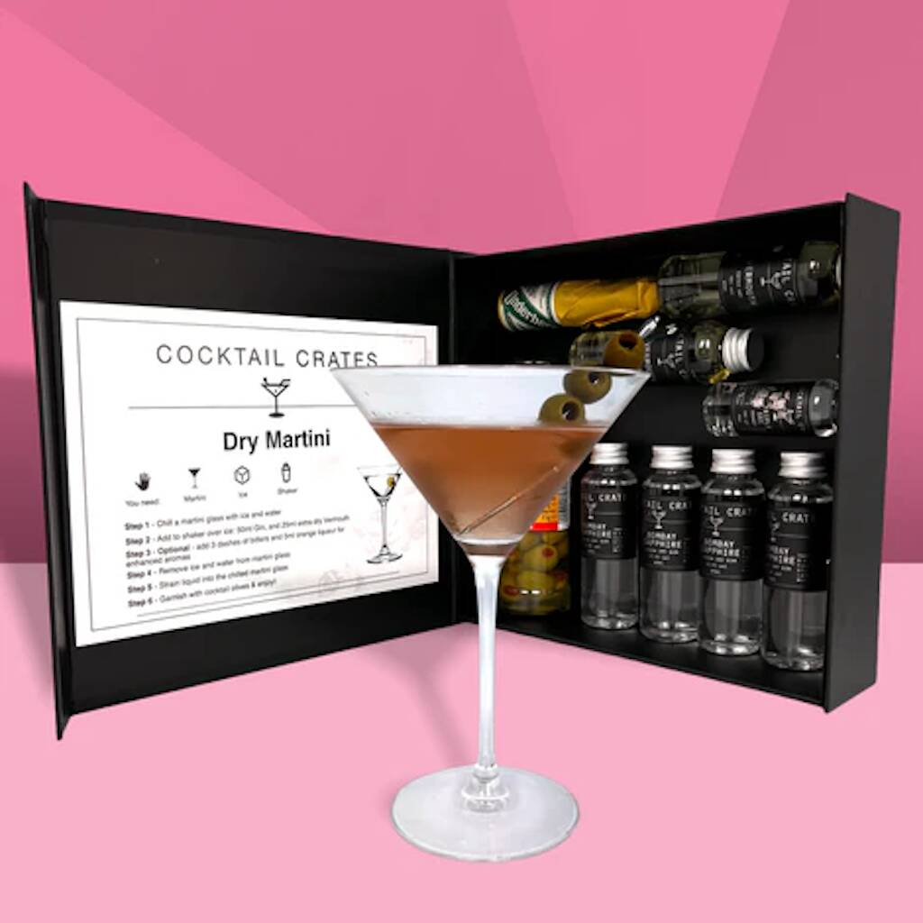 Dry Martini Cocktail Gift Box, 1 of 5