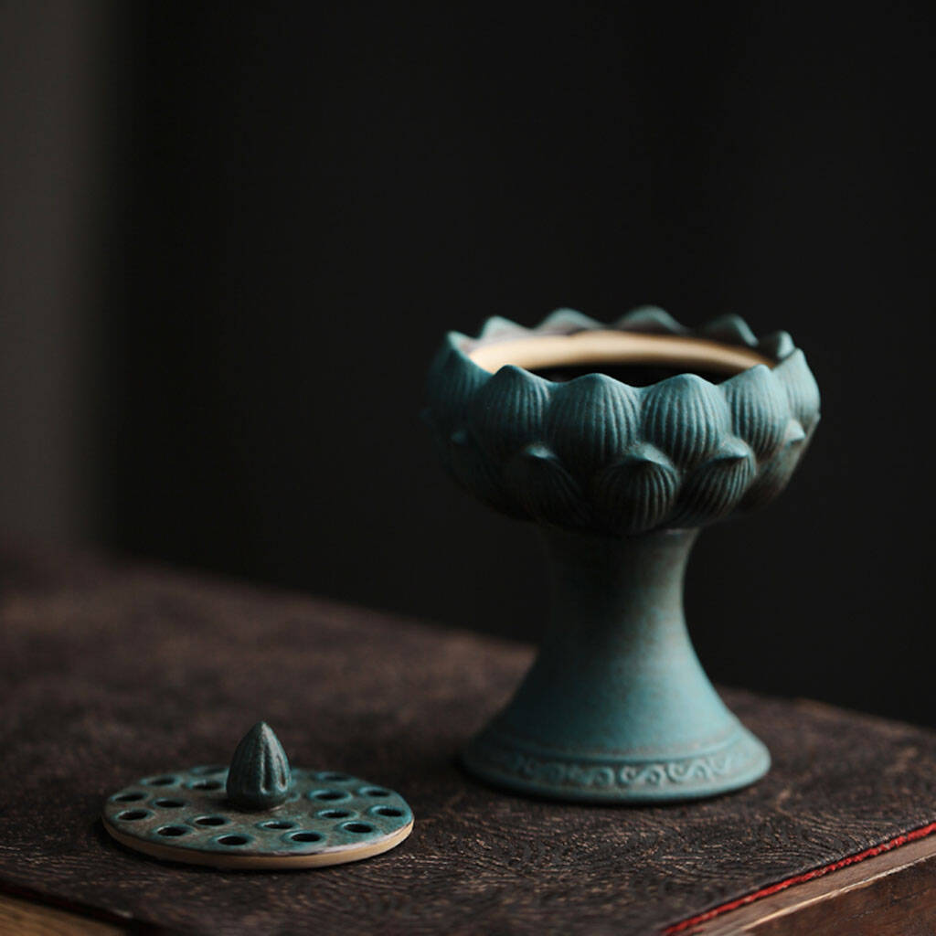 Ceramic Incense Bowl By Gohobi