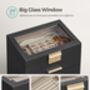 Six Layer Jewellery Box Glass Lid Organiser, thumbnail 3 of 7