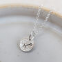 Sterling Silver Dinky Zodiac Star Sign Pendant, thumbnail 9 of 12