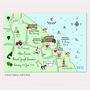 Print Your Own Illustrated Wedding Or Party Map, thumbnail 1 of 3