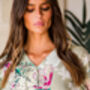 Indian Cotton Tropical Printed Top, thumbnail 3 of 4