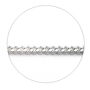 Fine Diamond Cut Curb Chain In Sterling Silver, thumbnail 2 of 4
