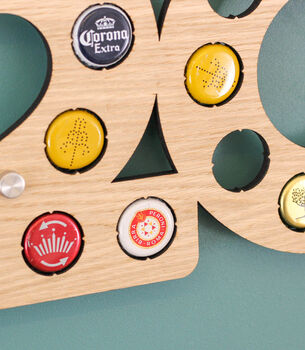 Personalised 18th Birthday Gift Beer Bottle Collector, 5 of 6