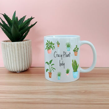 Personalised Crazy Plant Lady Mug, 3 of 4