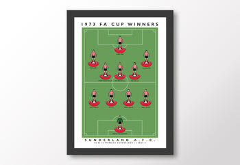 Sunderland 1973 Fa Cup Winners Poster, 8 of 8