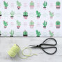 Personalised Cactus Christmas Wrapping Paper, thumbnail 3 of 3