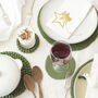 Fair Trade Handmade Eco Felt Table Mat Placemat 4pc Set, thumbnail 10 of 12