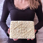 Giant Custard Cream Biscuit Shaped Chocolate, thumbnail 2 of 4