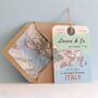 Sorrento Luggage Tag Save The Date, thumbnail 1 of 7