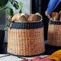 Set Of Two Handled Baskets, thumbnail 2 of 3