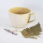 Yellow And White Speckled Mug, thumbnail 1 of 3