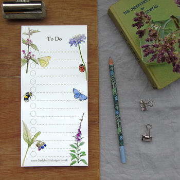 Wildflowers 'To Do' List Notepad, 7 of 10