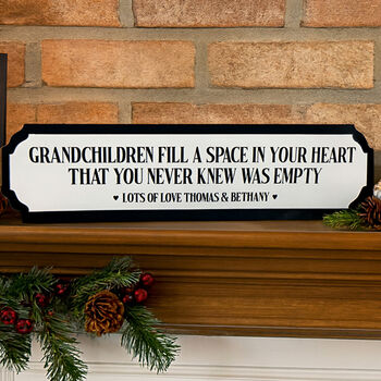 Personalised Grandchildren Welcome Acrylic Road Sign, 3 of 5