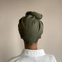 Medium Weight Satin Lined Loose Headwrap, thumbnail 3 of 5