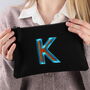Personalised Embroidered Initial Make Up Bag, thumbnail 9 of 10