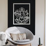 Metal Hindu Elephant Wall Art Exotic Home Room Decor, thumbnail 3 of 8